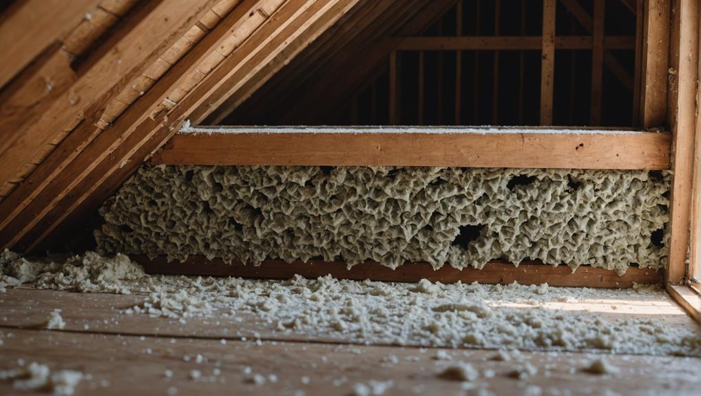 moisture affected insulation materials