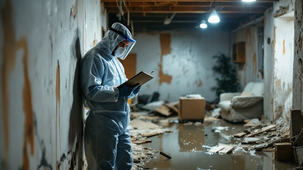 water damage evaluation process