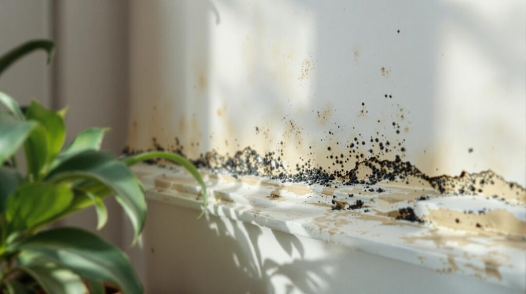 mold presence from water damage